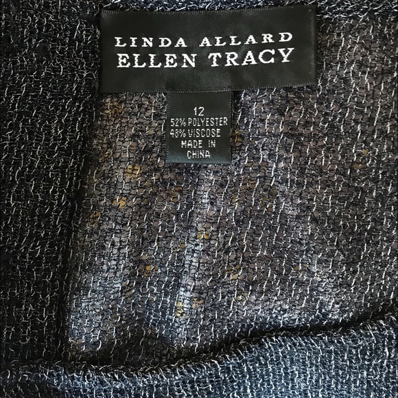 Sheer Linda Allard Ellen Tracy Knit Top Artsy 12 - Picture 5 of 5
